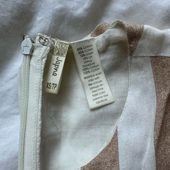 Striped Jumpsuit with cutouts Size XS - Picture 3 of 4